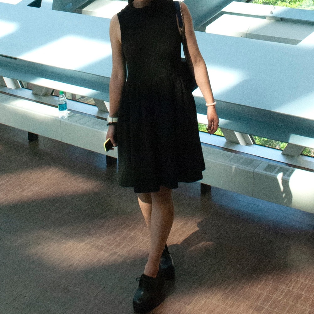 Anthropologie black dress